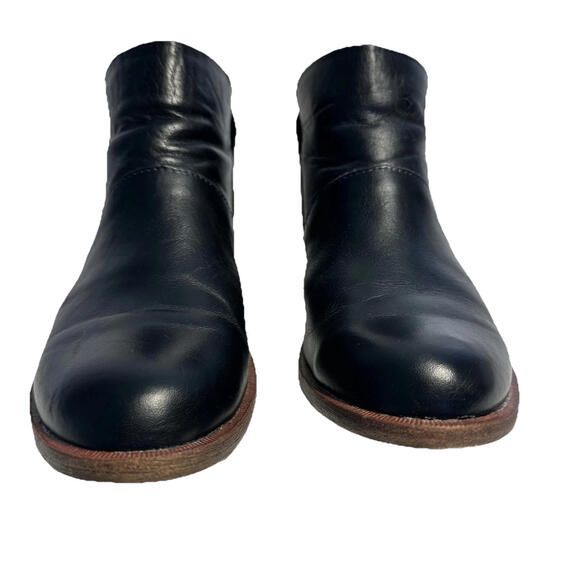 Kork Ease Ryder Black Leather Ankle Boot Bootie 7.5 - Picture 3 of 9